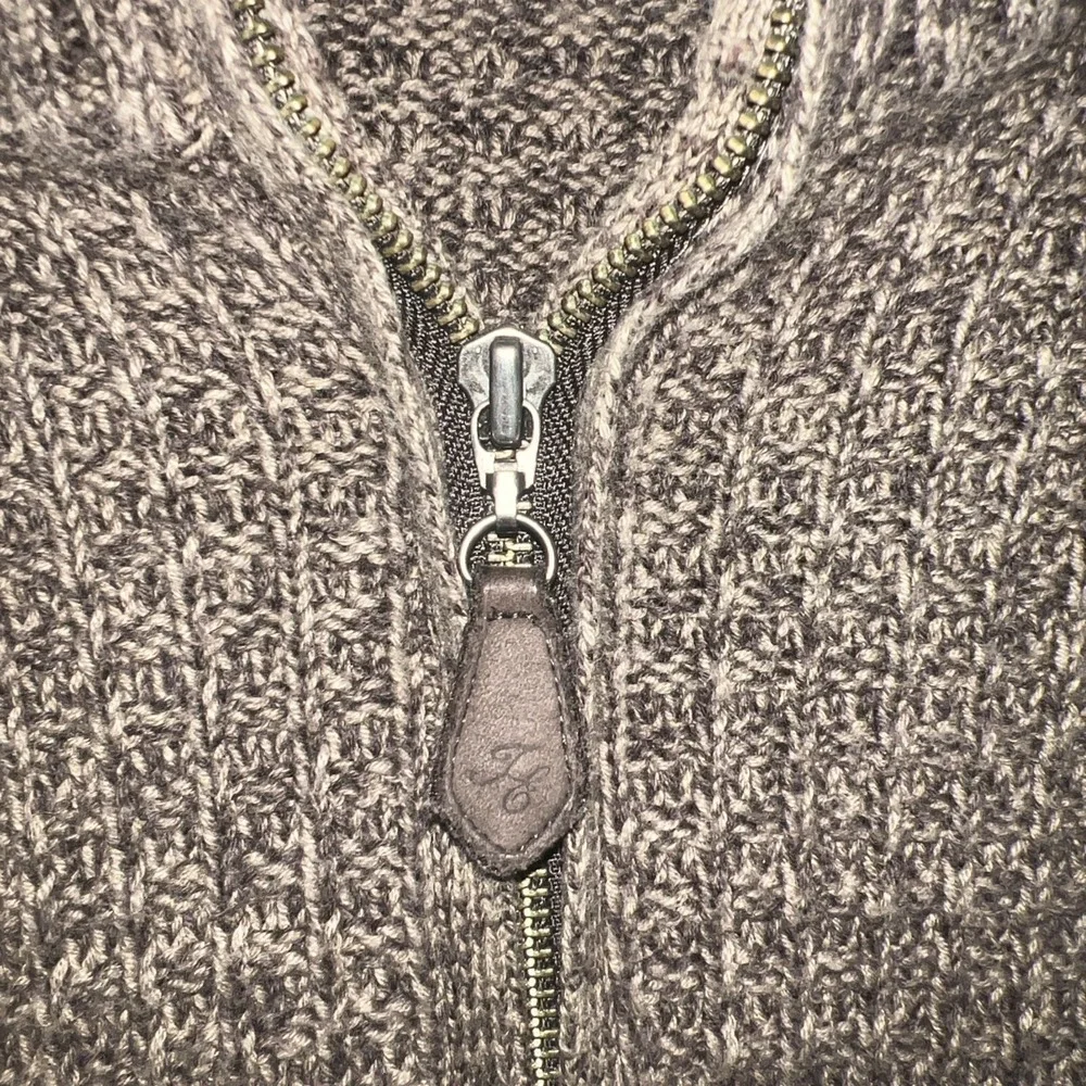 Tasso Elba pullover mens sweater adult XL quarter‎ zip high neck Tan